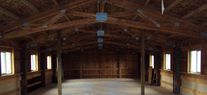 Barn Interior Before Remodel - Landon Construction